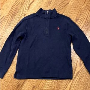 Ralph Lauren cotton Interlock Quarter-Zip Pullover